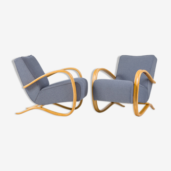 Set of 2 H-269 armchairs by J. Halabala, 30's