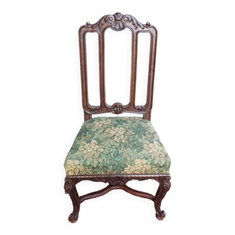 Louis XV chair in walnut 19th