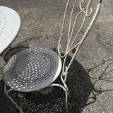 Wrought iron garden furniture