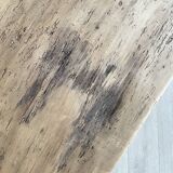 Vintage farm table with spindle legs.