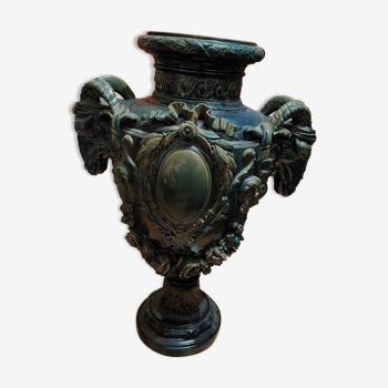 Vase medicis massier golf juan 1900-20