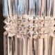Carved crystal vase