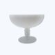 Vintage bowl in white opaline