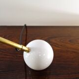 Italian dialog lamp articulated brass and marble style 50's