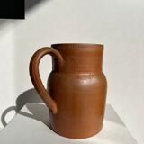 Handmade stoneware pitcher below H: 20cm