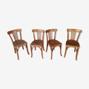 Set de quatre chaises bistrot Luterma