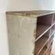 Large antique workshop cabinet with patinated wooden compartments, 20th century.