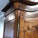 Superb wardrobe Louis XV walnut early nineteenth