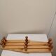 Portemanteau en bois accordeon  vintage