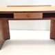 Art Deco desk in walnut, birch and beech, Brianza, Italy