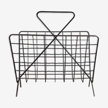 Magazine rack metal of the 1960s