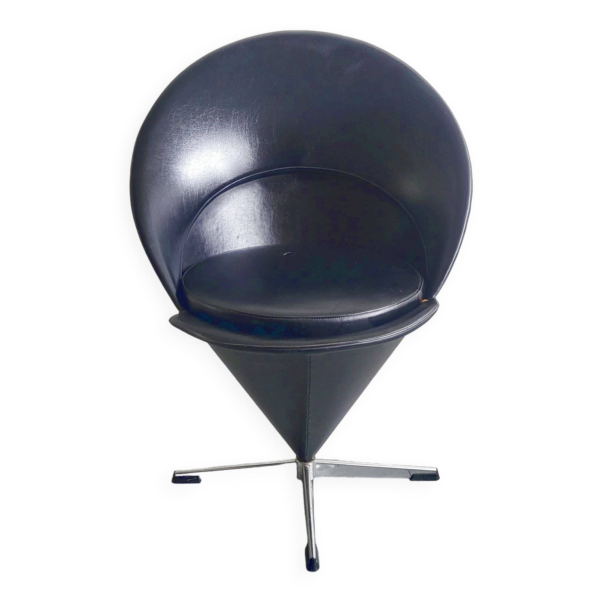 Vintage Cone chair armchair by Verner Panton 1950