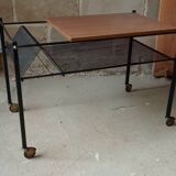 Vinyl and record player table