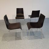 Set of 4 vintage Biliani kitchen chairs