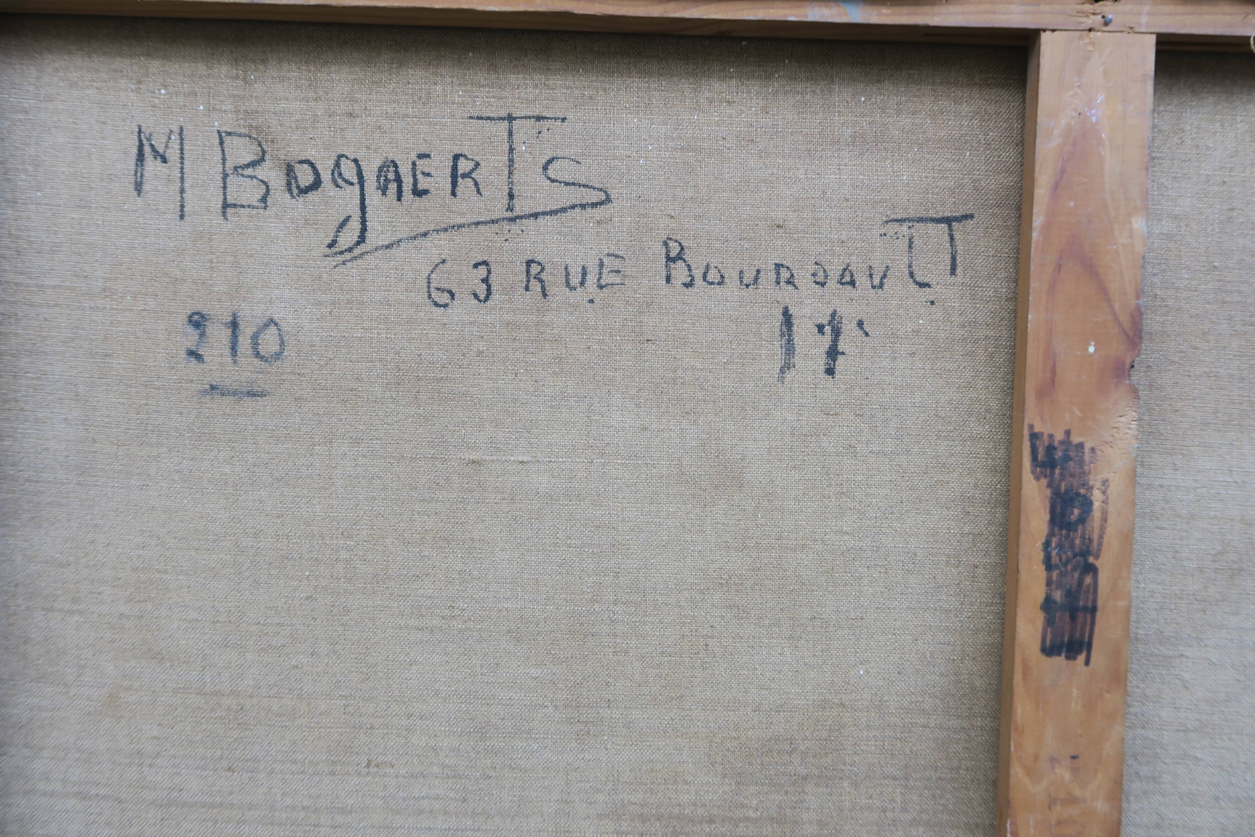 Painting seaside brittany artists' lounge 1970