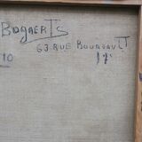 Painting seaside brittany artists' lounge 1970