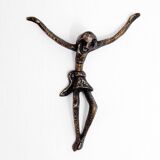 Modernist Christ in bronze