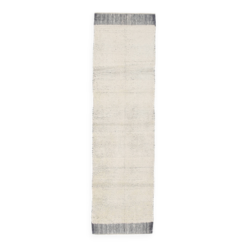 2x8 Cream Beige Turkish Runner Rug, 68x249Cm