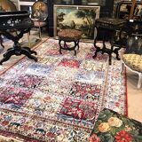 Wool carpets, cloisonné decorations of birds and gardens, mechanical weaving. New condition.