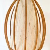 Louis Sognot rattan lamp