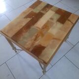 Marble and onyx coffee table