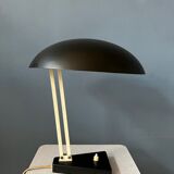 Black vintage flexible desk lamp by Hala