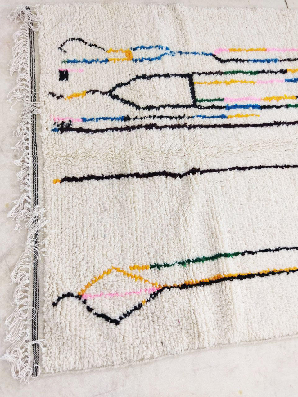 Moroccan Berbere Carpet 247x150cm