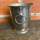 Vintage Ice Bucket Jean COUZON Stainless Steel France #D875