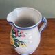 Signed hand made jar with floral motiv Country Side