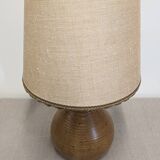 Lampe coloquinte vintage XL en céramique vernissée