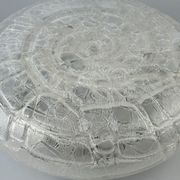 60s 70s ceiling lamp Plafoniere Ice Glass Doria Germany Space Age Design