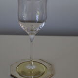 6 metal coasters and art deco mirror