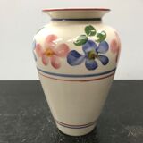 Former Dinis ceramic vase white decor vintage flowers