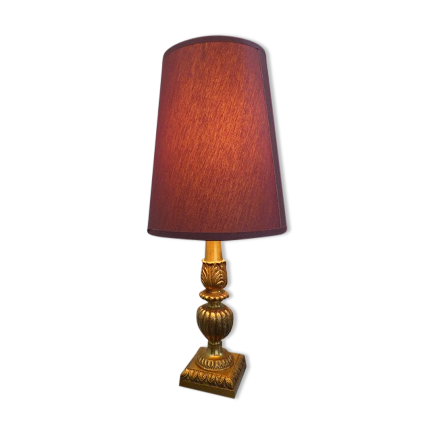 Gilded bronze bedside lamp