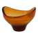 Scandinavian free-form glass bowl