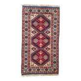 Caucasian Shirvan rug 107 x 205 cm pure wool