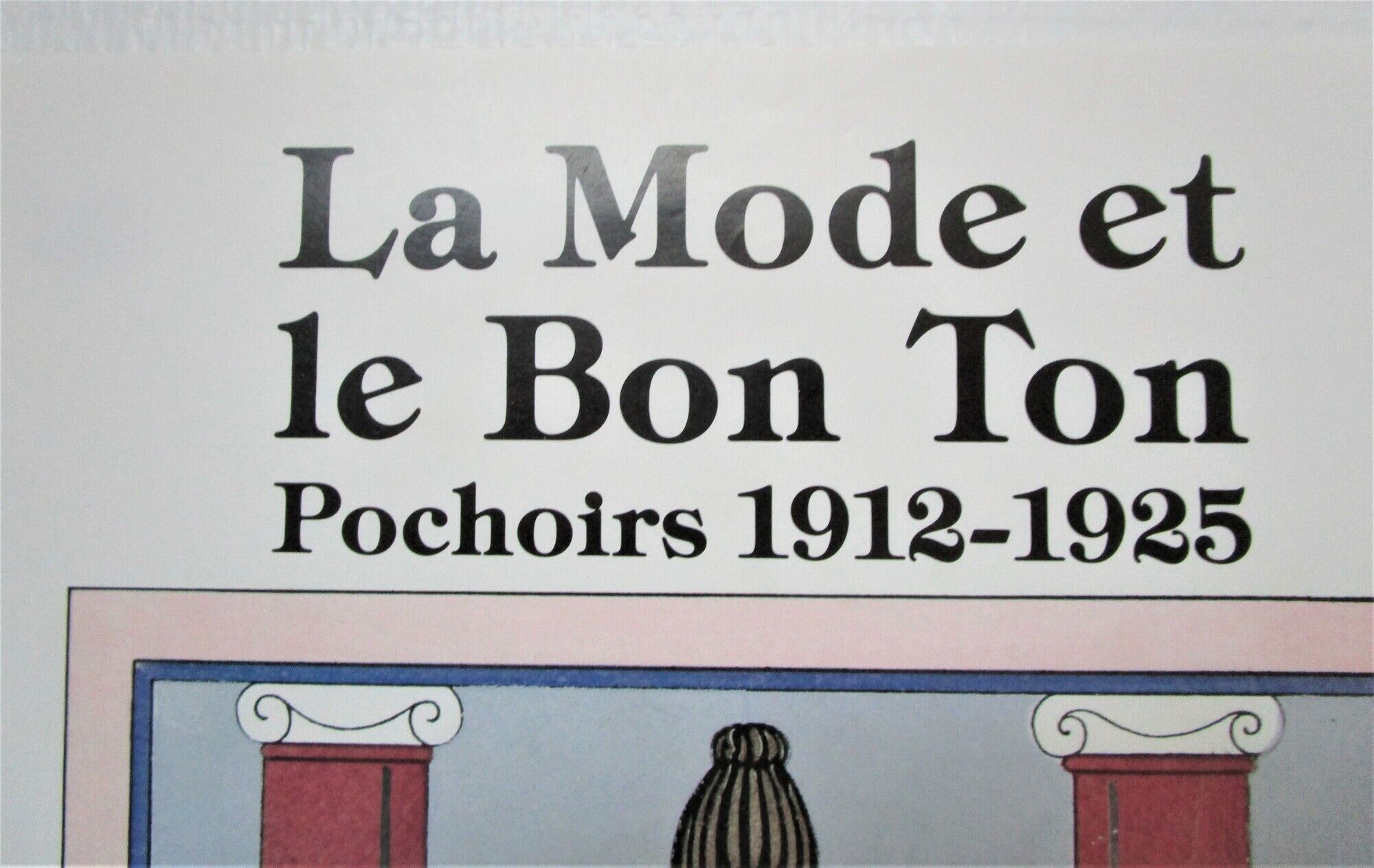 Original poster exhibition fashion and good tone stencils Paris 1986