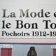 Original poster exhibition fashion and good tone stencils Paris 1986