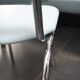 3-seater bench, table and 2 chairs, vintage American dinner style.