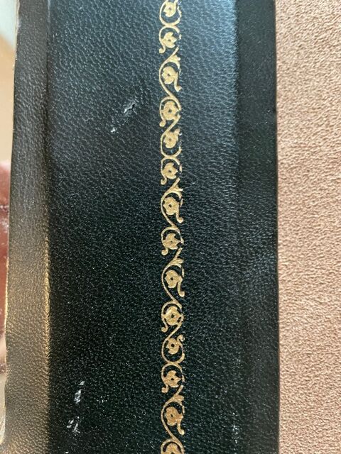 Leather-wrapped mirror 1950