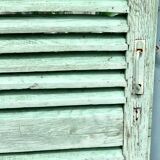 Old wood volet mint color