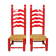 Spanish high chairs, 1940s, set of 2