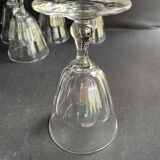 6 Baccarat water glasses