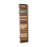 Wall panel in polychrome wood slats for wall dressing or decoration