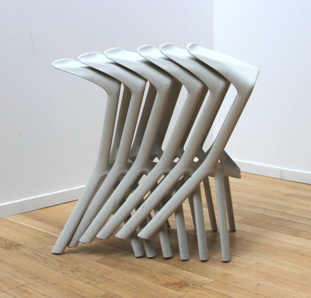 Miura Plank Bar Stools