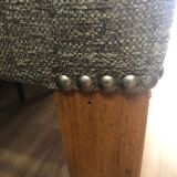 Beautiful bridge armchair restored with taste