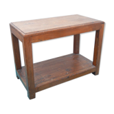 Bench Petit Tabouret Chevet Rest Plant Old Old Teck Brown 50x26x38cm