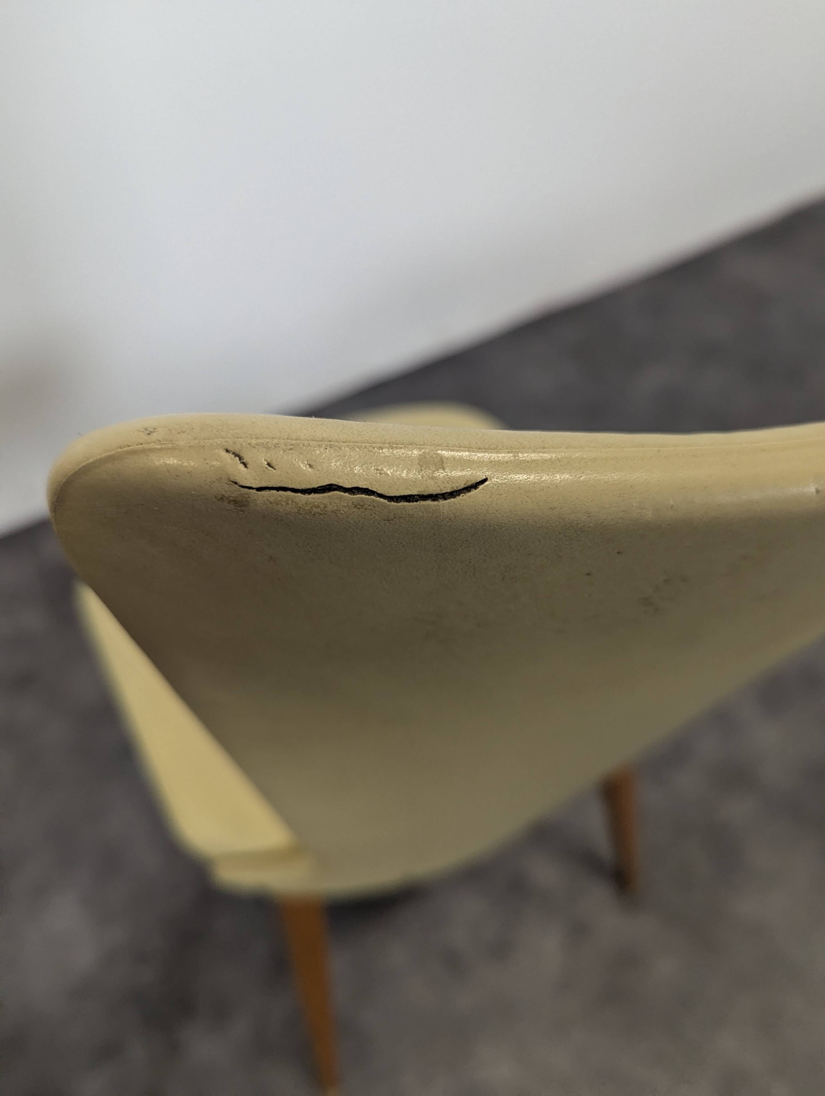 Paire de chaises en sky années 60