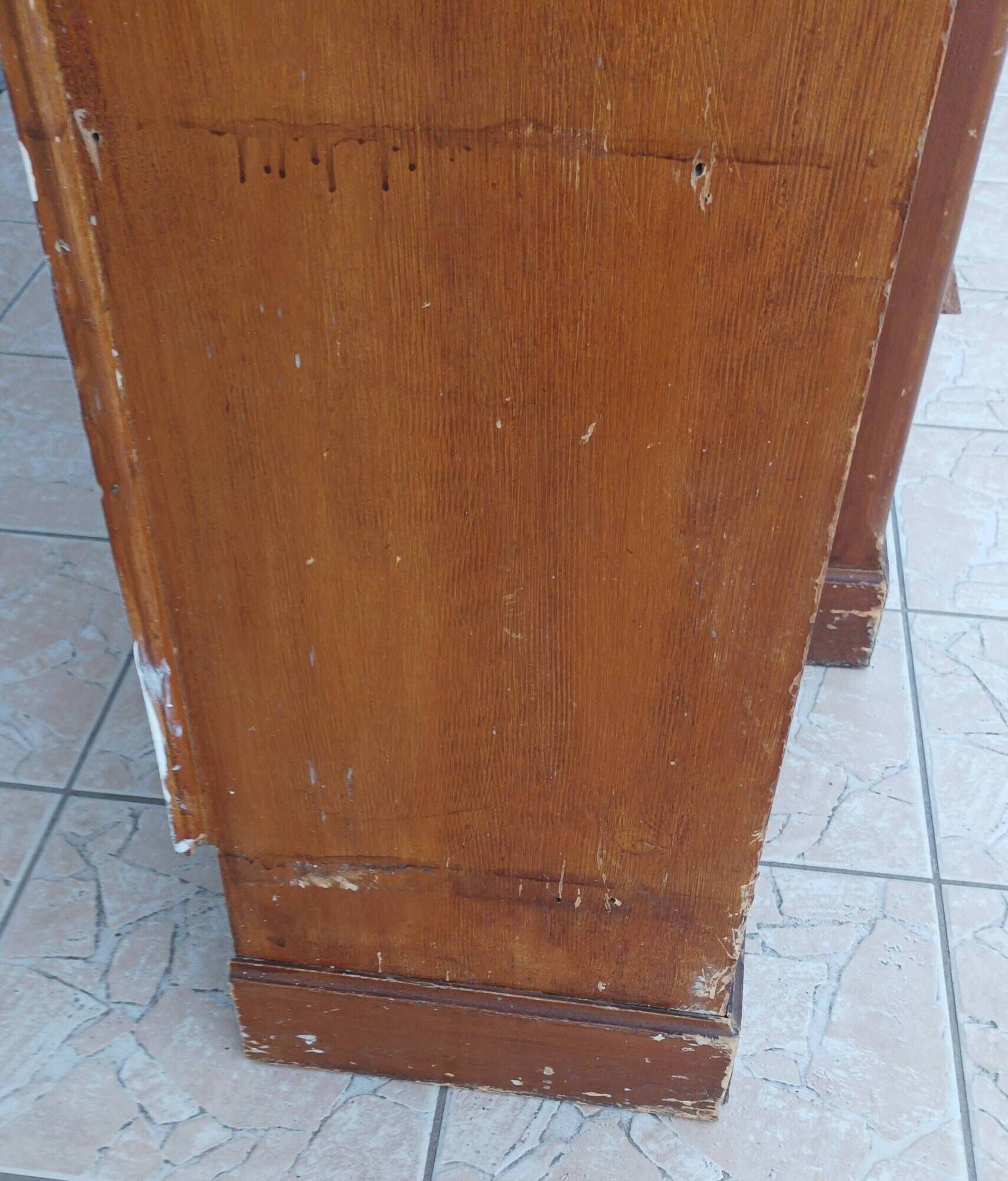 Apothecary or trade cabinet in fir with 53 drawers.