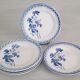 6 dessert or cheese plates in old earthenware Digoin Sarreguemines - Model Annick - Vintage